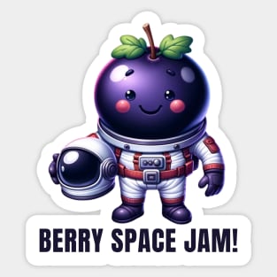 Astronaut Berry Explorer Design Sticker